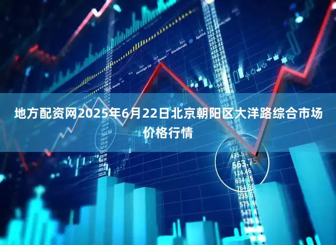 地方配资网2025年6月22日北京朝阳区大洋路综合市场价格行情